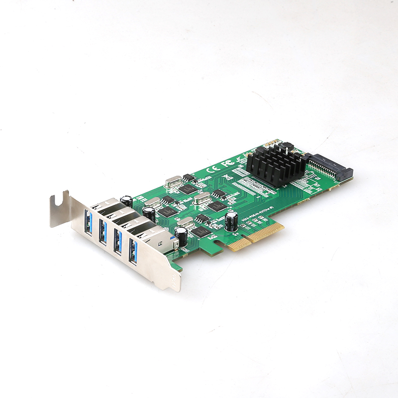 TXB097 PCIe 4Xת4ͨUSB3.0չ